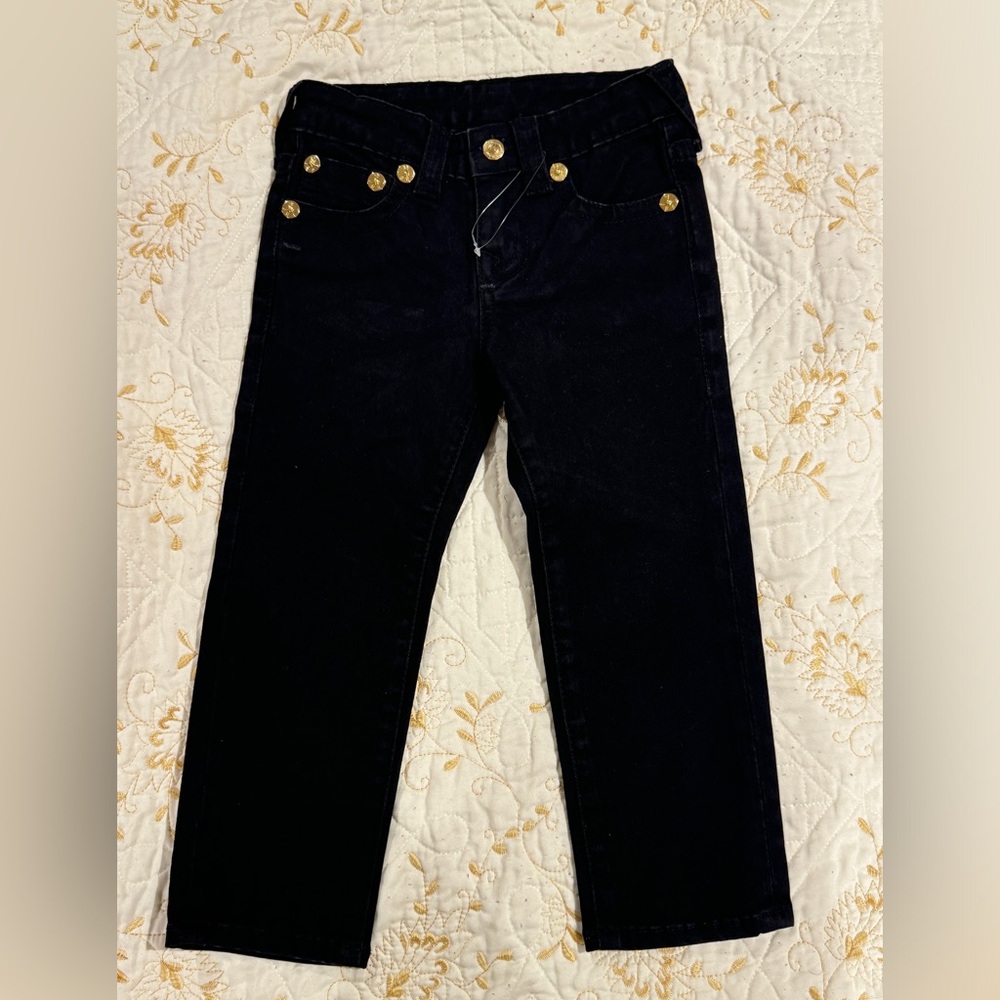 True Religion Girls Black Jeans - size 3T - NWOT